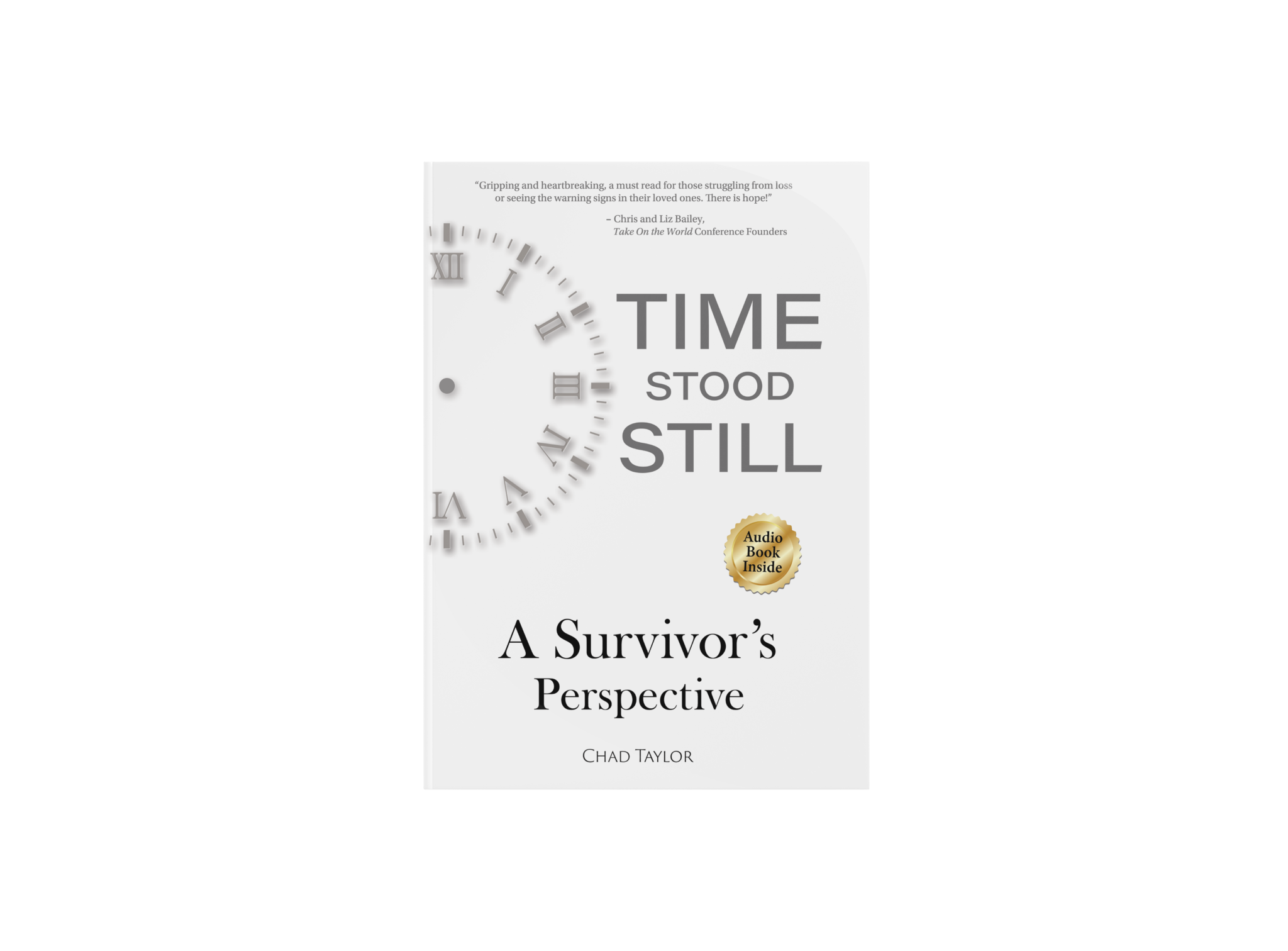 A book cover with a clock and the words " time stood still ".
